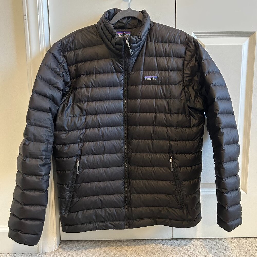 Patagonia Men's Down Sweater Jacket, Black, Large